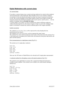 Digital Wattmeters with Current Clamp: Power Measurement Guide