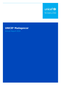 UNICEF Madagascar Annual Report 2024
