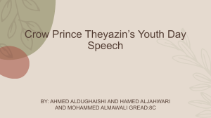 Crown Prince Theyazin&rsquo;s Youth Day Speech Analysis