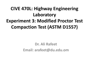 Modified Proctor Test (ASTM D1557) Lab Manual