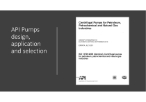 API Pumps: Design, Application, and Selection Guide