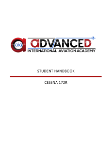 Cessna 172R Student Handbook - Flight Training Guide