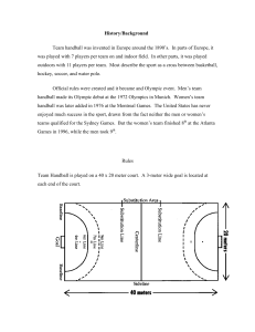 Team Handball: History, Rules, and Terminology