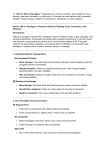 How to Talk to Teenagers: Practical Guide for Parents & Educators