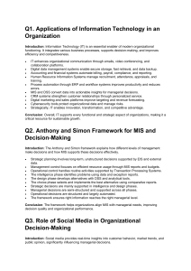 IT Applications, MIS, Social Media, AI, and SDLC Notes