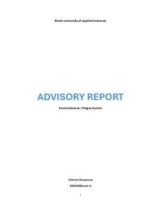 Advisory Report: Prague Events Tourism Seasonality