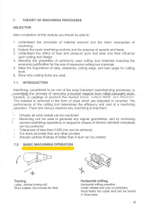 Theory of Machining Processes