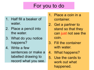 Refraction Experiments: Light Bending Lab Guide