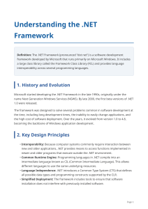 Understanding the .NET Framework: Technical Overview