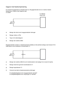 Fasekompensering Opgave: Beregninger og Diagrammer