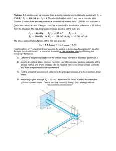 Mechanical Engineering Stress Analysis Problems