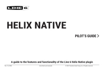 Helix Native Pilot's Guide v3.80 - Line 6 Plugin Manual