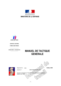 Manuel de Tactique G&eacute;n&eacute;rale - &Eacute;dition 2006