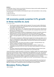 UK Economy Activity Sheet: Analyze News Articles