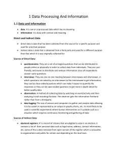 Data Processing and Information Textbook Chapter