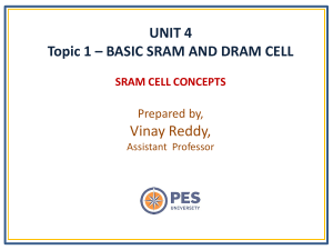 SRAM Cell Concepts: Basics of Static RAM Cells