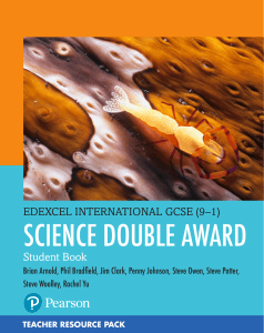 Edexcel IGCSE Science Double Award Student Book