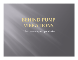 Behind Pump Vibrations: Reasons Pumps Shake