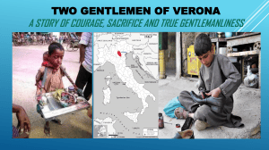 Two Gentlemen of Verona Study Guide