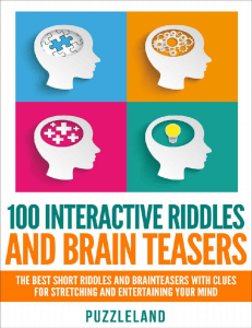 100 Interactive Riddles and Brain Teasers