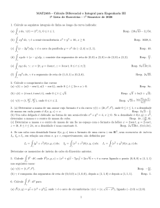 Ejercicios de C&aacute;lculo Diferencial e Integral para Ingenier&iacute;a III