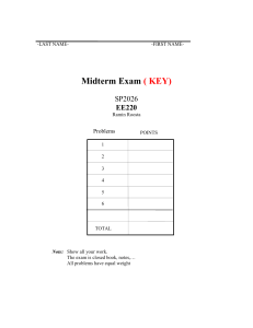 EE220 Midterm Exam Key SP2026