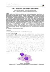 Design and Testing of a Mobile-Phone-Jammer