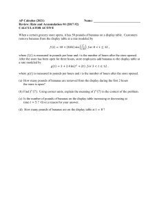 AP Calculus Rate and Accumulation Problem