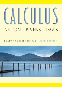 Calculus: Early Transcendentals 10th Edition Textbook