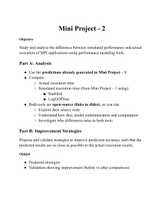 Mini Project 2: MPI Performance Analysis