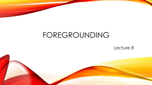 Foregrounding in Linguistics & Literary Analysis