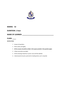 Grade 8 Technology Test: Biodegradable Materials & Plastic Pollution