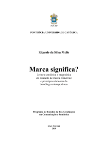 Marca Significa? Leitura Semi&oacute;tica e Pragm&aacute;tica de Marcas Comerciais
