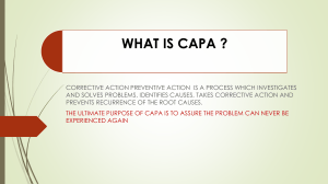 What is CAPA? Corrective & Preventive Action Explained