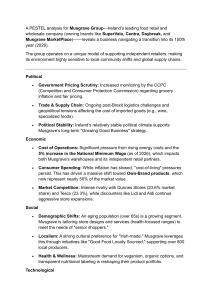 PESTEL Analysis of Musgrave Group Ireland
