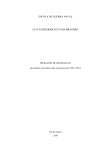 Opera&ccedil;&otilde;es de Informa&ccedil;&atilde;o: An&aacute;lise da Doutrina Americana 1996-2014