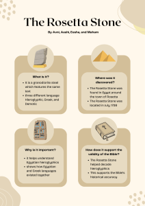The Rosetta Stone: What It Is and Why It Matters