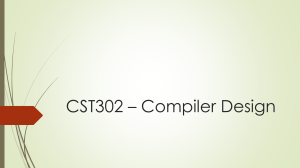 CST302 Compiler Design Syllabus