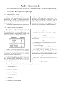An&aacute;lise Dimensional em F&iacute;sica: Conceitos e Exerc&iacute;cios