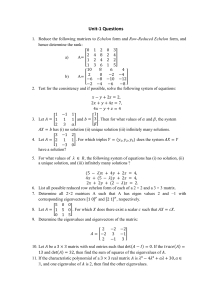 Unit-1 Linear Algebra Questions