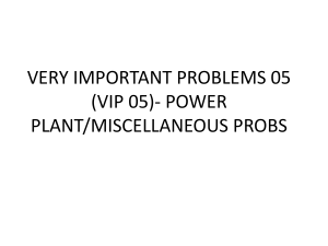 VIP 05 Power Plant Engineering Problems
