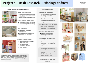 Children's Furniture Research: Design & Development