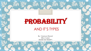Probability and Its Types: A Brief Overview