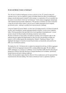 AI and Job Market: Creator or Destroyer?
