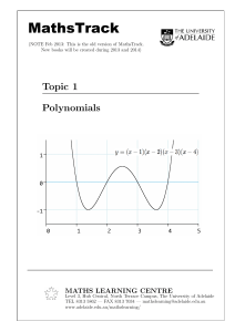 Grade 9 Math Test: Polynomials, Quadratics, Factorization