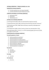 Syllabus de Sistemas Operativos: Temas U1-U6