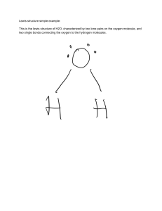 Lewis Structure Example: H2O