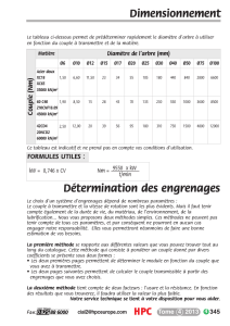 Dimensionnement des arbres et engrenages - HPC Tome 4 2013