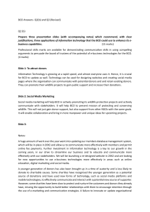 BCO Answers: IT E-Business & Risk Report