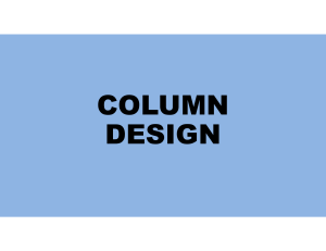 Column Design in Structural Engineering